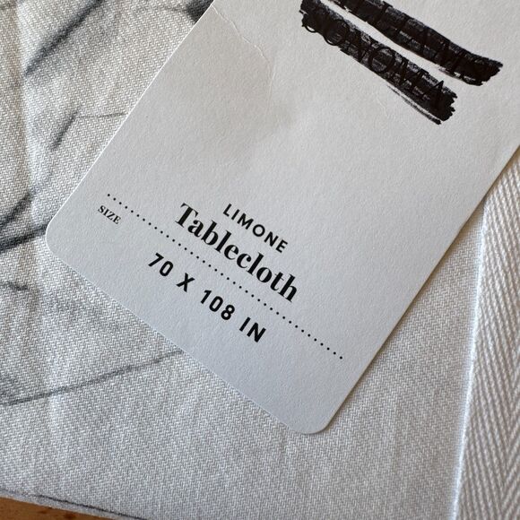 Williams Sonoma Limone 100% Cotton Twill Table Cloth Kitchen Linens Lemons Italy - Picture 6 of 8